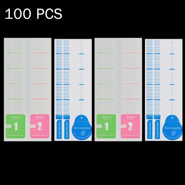 100 PZ per Huawei P8 0,26mm 9H Durezza superficiale 2.5D Pellicola per schermo in vetro temperato antideflagrante, 100pcs
