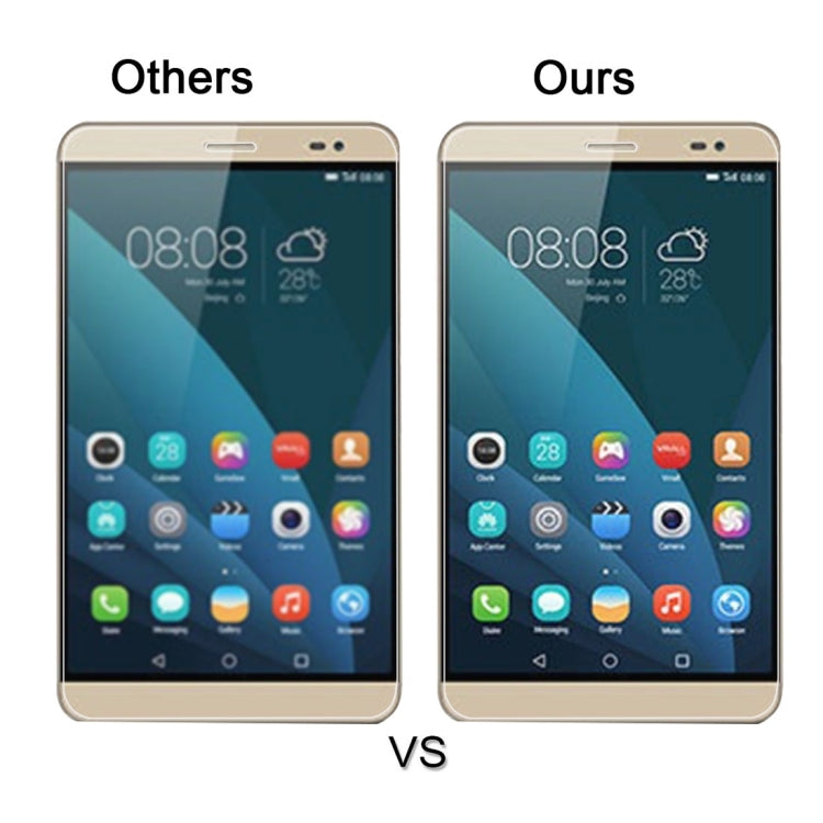 100 PZ per Huawei MediaPad X2 0,4 mm 9H+ Durezza superficiale 2,5D Pellicola in vetro temperato antideflagrante, For MediaPad X2