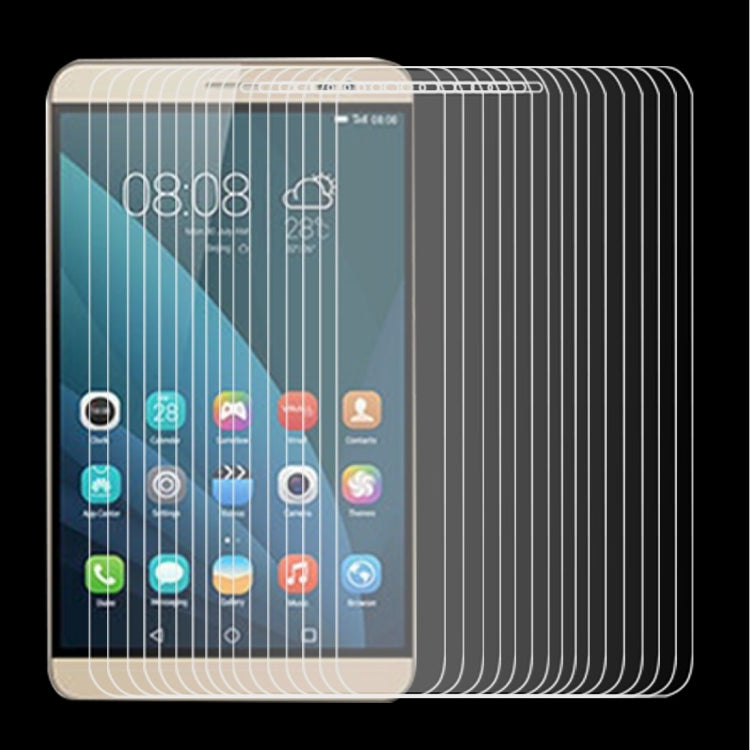 100 PZ per Huawei MediaPad X2 0,4 mm 9H+ Durezza superficiale 2,5D Pellicola in vetro temperato antideflagrante, For MediaPad X2