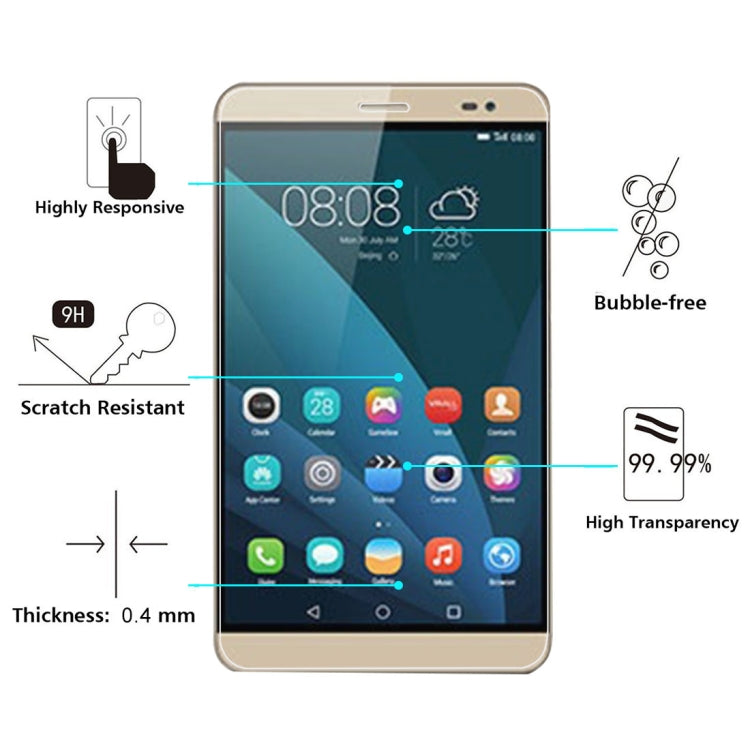 Pellicola in vetro temperato 9H per Huawei MediaPad X2