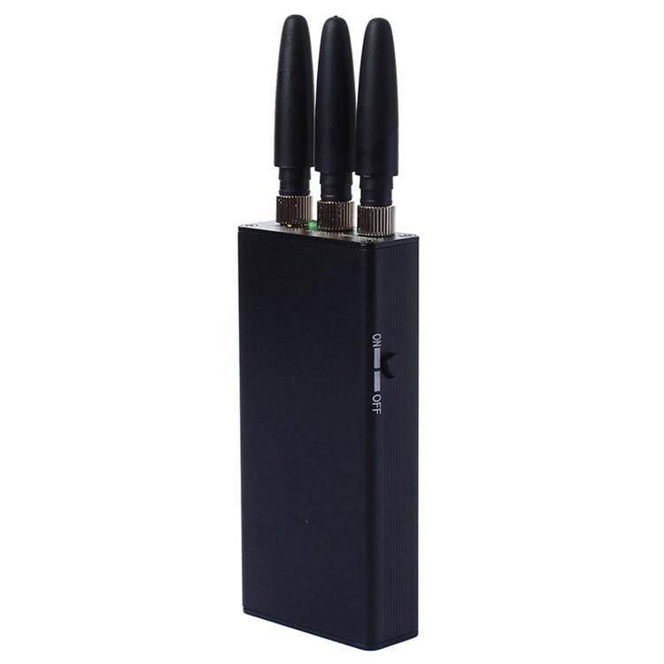 808KC Nero, mini protettore di segnale portatile per telefono cellulare GSM/CDMA/DCS/PHS/GPS (Copertura: 0,5~15 m), JAX-110B