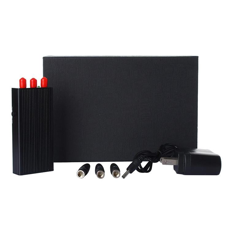 808KC Nero, mini protettore di segnale portatile per telefono cellulare GSM/CDMA/DCS/PHS/GPS (Copertura: 0,5~15 m), JAX-110B