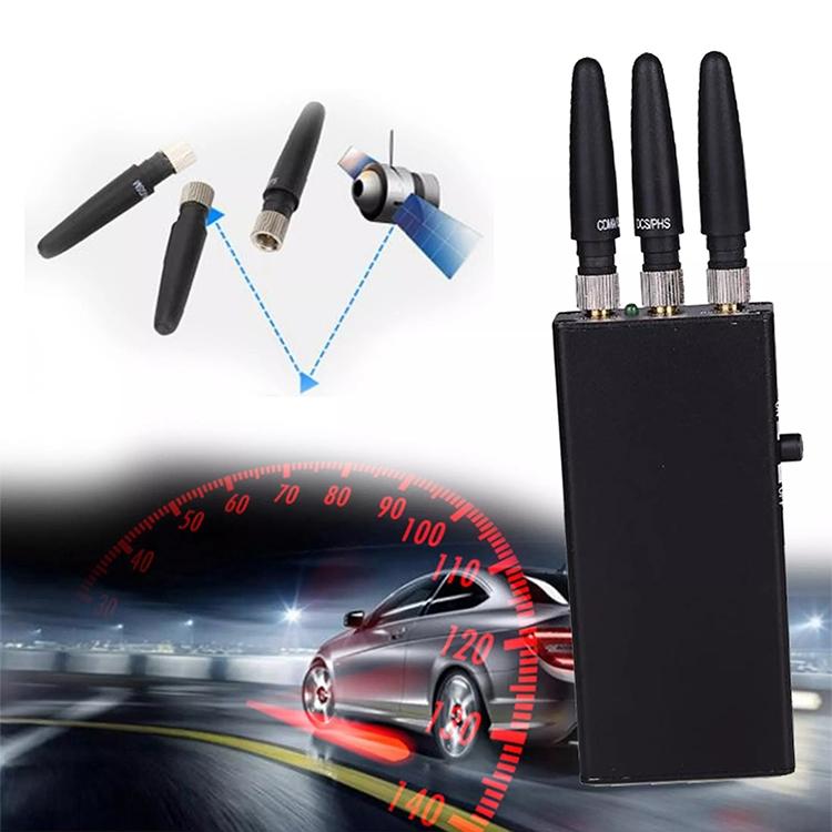 808KC Nero, mini protettore di segnale portatile per telefono cellulare GSM/CDMA/DCS/PHS/GPS (Copertura: 0,5~15 m), JAX-110B