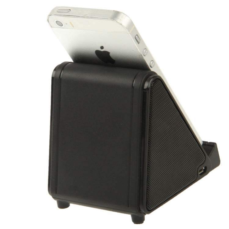 Supporto per altoparlante a induzione con amplificazione audio wireless Magic per iPhone 5 e 5S e 5C / 4 e 4S (Nero)