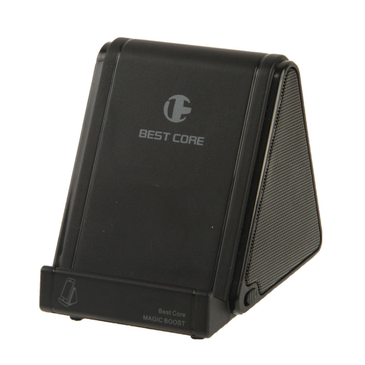 Supporto per altoparlante a induzione con amplificazione audio wireless Magic per iPhone 5 e 5S e 5C / 4 e 4S (Nero)