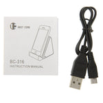 Supporto altoparlante wireless per iPhone 4-5C nero