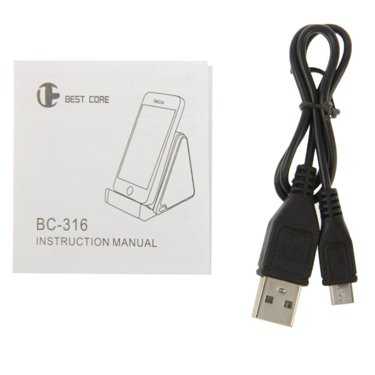 Supporto per altoparlante a induzione con amplificazione audio wireless Magic per iPhone 5 e 5S e 5C / 4 e 4S (Nero)