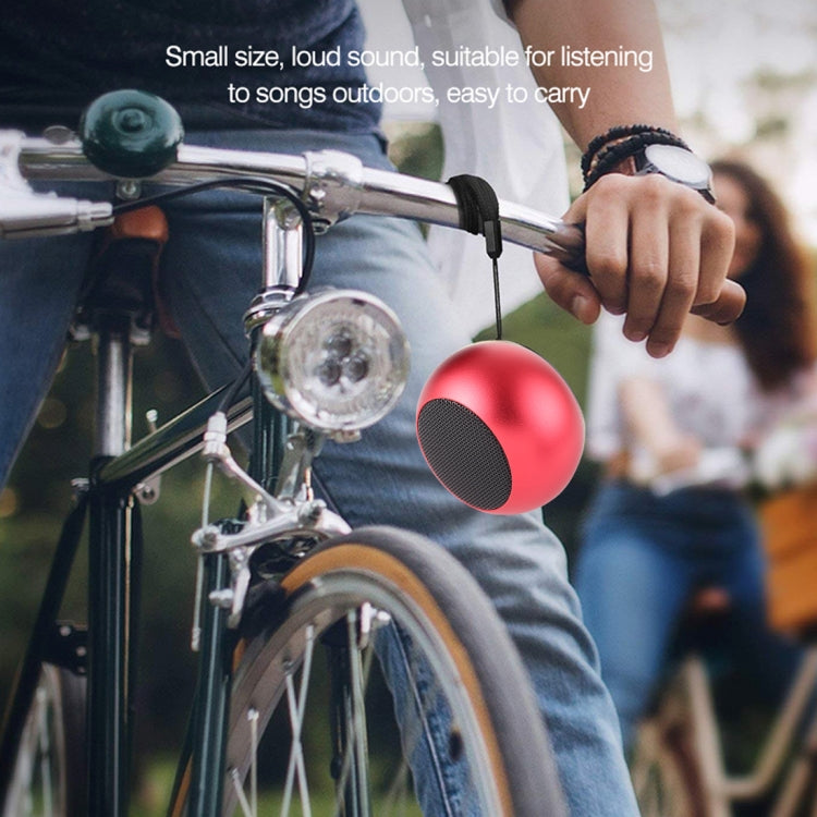 Mini altoparlante Bluetooth wireless in metallo, vivavoce, indicatore LED