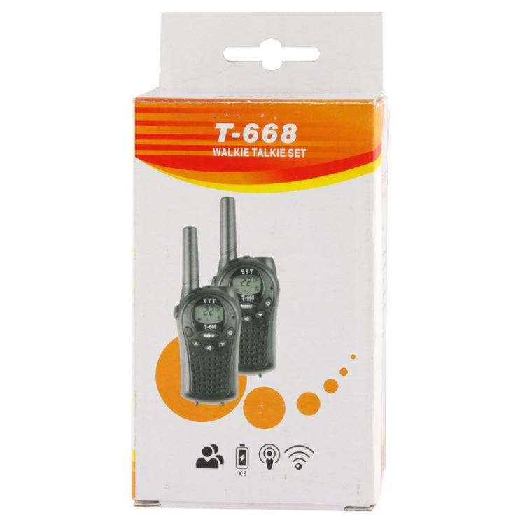 Set walkie-talkie T-668 400-470 MHz LCD 1" 22 canali