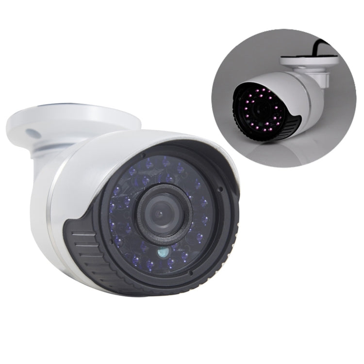 Telecamera IP H.264 cablata a infrarossi impermeabile/antivandalo, obiettivo fisso da 1/3 pollici 4 mm 1,3 megapixel, rilevamento del movimento/maschera per la privacy e visione notturna IR da 30 m, supporto HD 720P (1280 x 720), IPc-631 /T13