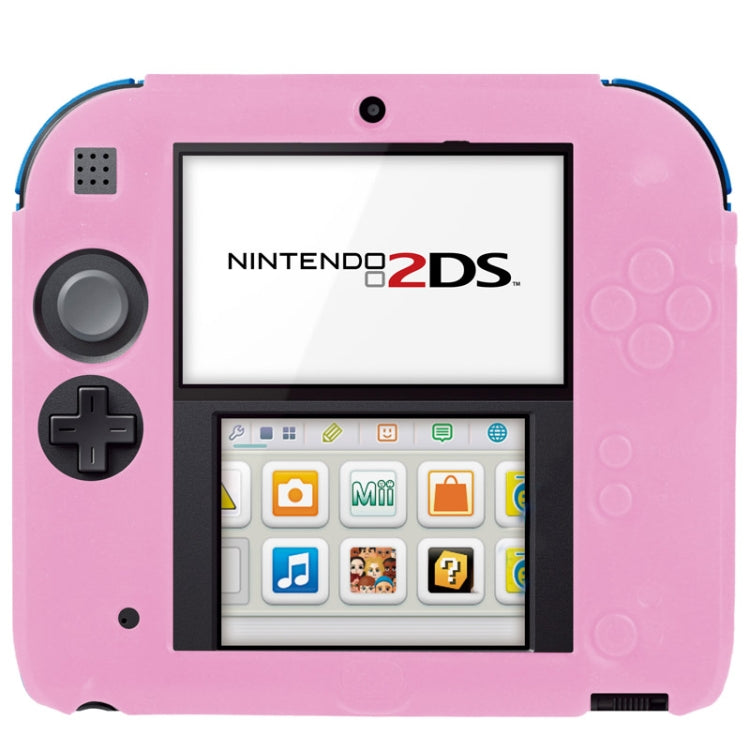 Custodia in silicone ultra sottile di colore puro per Nintendo 2DS