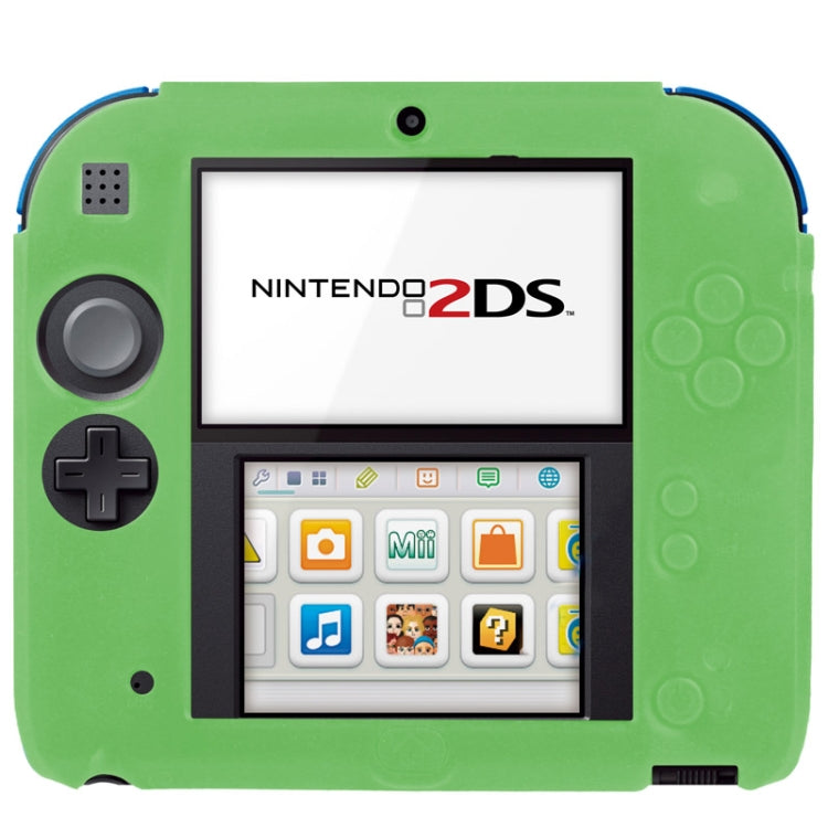 Custodia in silicone ultra sottile di colore puro per Nintendo 2DS