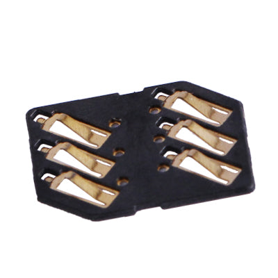 High Quality SIM Card Slot + SIM Card Connector for Nokia 5320XM / N760 / N81 / N97 / N96 / C3-00 / 5800 / 5530 / 2710 / X3 / X6 / 6600S / 7600S / MIUI, For Nokia 5800XM & N96 & 6600s