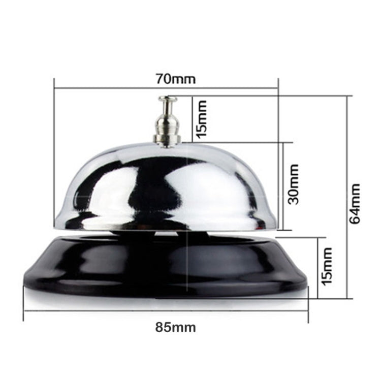 Campanello in acciaio inossidabile per chiamata di servizio alberghiero/bar/cucina, QJ125