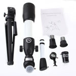 Telescopi astronomici F350 x D70 (lunghezza di espansione: 500 mm, altezza di espansione degli stent: 400 mm), F350 x D70