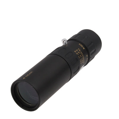 Telescopio monoculare 10-30x25 mm portatile per escursionismo