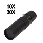 Telescopio monoculare da 10-30 x 25 mm per zaino in spalla/escursionismo, 10-30x25