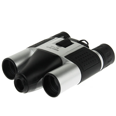 Binocolo per fotocamera digitale 10×25 mm 5 in 1 (fotocamera binoculare + videocamera + fotocamera digitale + videocamera per PC + lettore di schede TF), campo visivo: 101 m/1000 m, dimensioni: 135 × 100 × 24 mm, 10X25