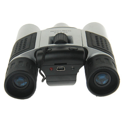 Binocolo per fotocamera digitale 10×25 mm 5 in 1 (fotocamera binoculare + videocamera + fotocamera digitale + videocamera per PC + lettore di schede TF), campo visivo: 101 m/1000 m, dimensioni: 135 × 100 × 24 mm, 10X25