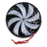40 LED SMD 2835 Mulino a vento modificato per moto Luce colorata Ruota di fuoco Luce Styling Lampada per atmosfera flash, Diametro: 10 cm, DC 12V, Diameter: 10cm