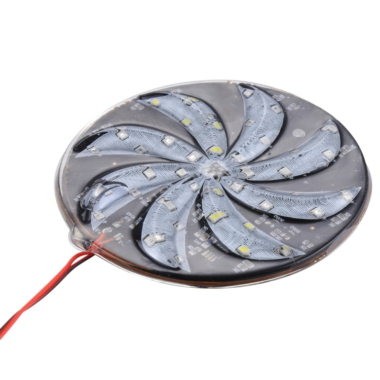 40 LED SMD 2835 Mulino a vento modificato per moto Luce colorata Ruota di fuoco Luce Styling Lampada per atmosfera flash, Diametro: 10 cm, DC 12V, Diameter: 10cm