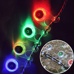Tenda da campeggio esterna da 10 pezzi Luce LED portatile a 3 modalità resistente all'acqua, lampada a sospensione, consegna colore casuale
