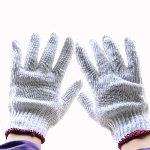 Guanti da lavoro/Guanti in cotone resistenti all'usura, 1 Pair