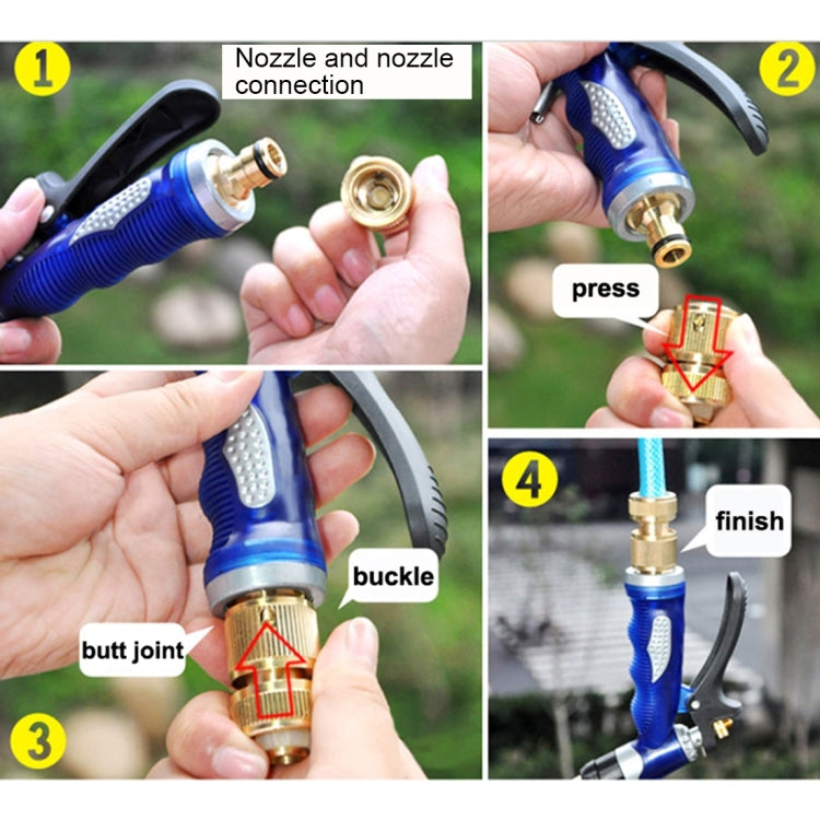 Testa della pistola ad acqua in rame con ugello per tubo dell'acqua ad alta pressione KANEED per il lavaggio dell'auto domestica, UK Stock Water Hose, US Stock Water Hose, Water Hose