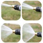 Testa della pistola ad acqua in rame con ugello per tubo dell'acqua ad alta pressione KANEED per il lavaggio dell'auto domestica, UK Stock Water Hose, US Stock Water Hose, Water Hose