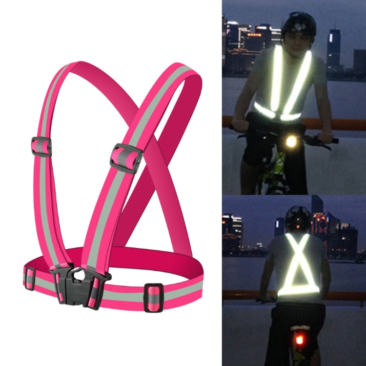 Gilet di sicurezza riflettente flessibile per corsa notturna