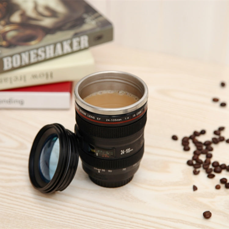 Tazza con obiettivo per fotocamera da 400 ml Tazza con filtro Caniam EF 24-105 mm F4 per caffè, latte e acqua come regalo, 400ML, Camera Lens Cup