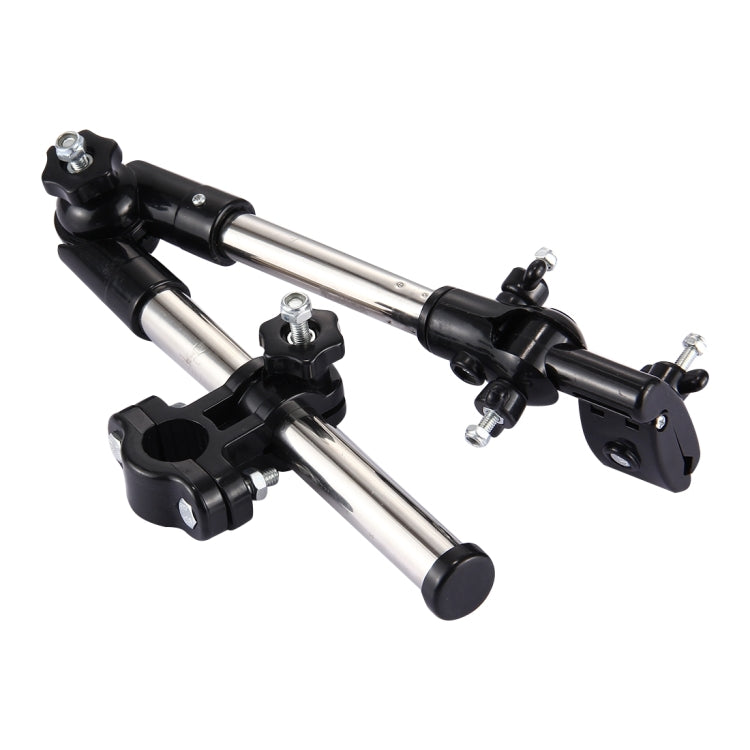 Supporto per staffa per ombrello da ciclismo universale pieghevole regolabile in acciaio inossidabile Supporto per montaggio ad angolo regolabile per bici da moto