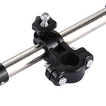 Supporto per staffa per ombrello da ciclismo universale pieghevole regolabile in acciaio inossidabile Supporto per montaggio ad angolo regolabile per bici da moto