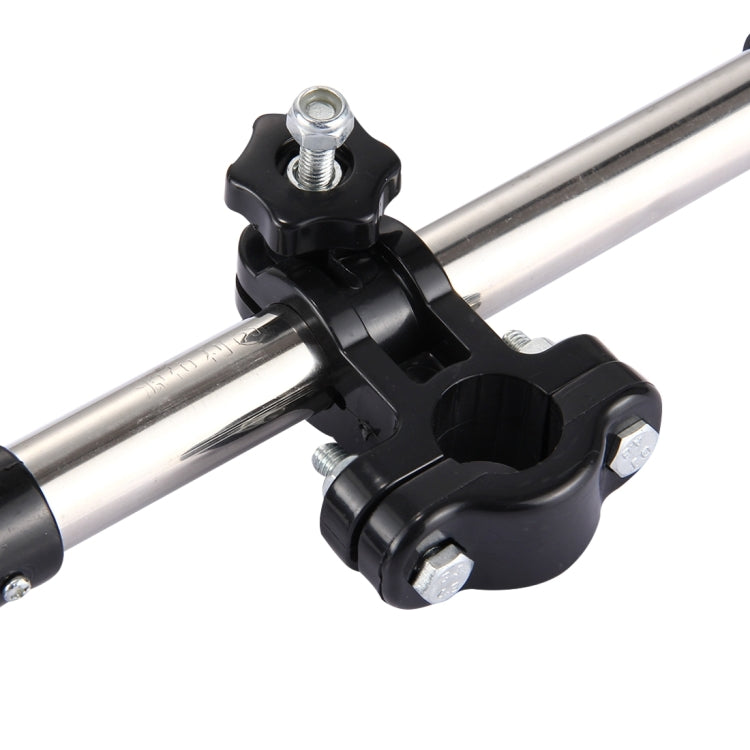 Supporto per staffa per ombrello da ciclismo universale pieghevole regolabile in acciaio inossidabile Supporto per montaggio ad angolo regolabile per bici da moto