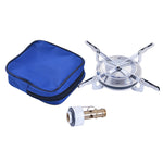 Fornello a gas da campeggio con bruciatore a gas da picnic all'aperto versato portatile, Portable Spilt