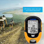 Altimetro digitale LCD multifunzione SUNROAD con bussola, barometro, termometro, igrometro, previsioni del tempo, torcia a LED e orologio, Multifunction