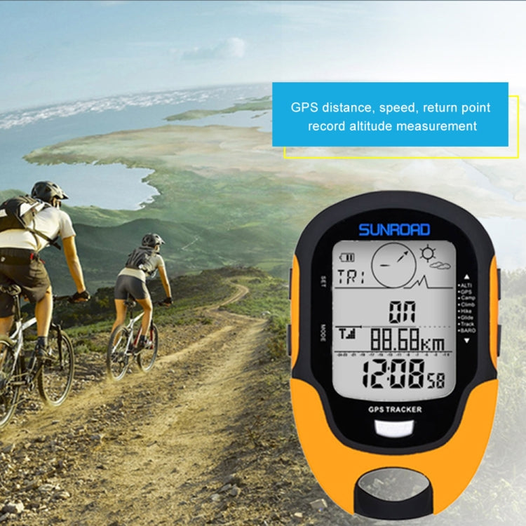 Altimetro digitale LCD multifunzione SUNROAD con bussola, barometro, termometro, igrometro, previsioni del tempo, torcia a LED e orologio, Multifunction
