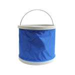 Secchio pieghevole multifunzionale da 9 litri per lavaggio auto/pesca/stoccaggio, consegna colore casuale, Foldable Bucket