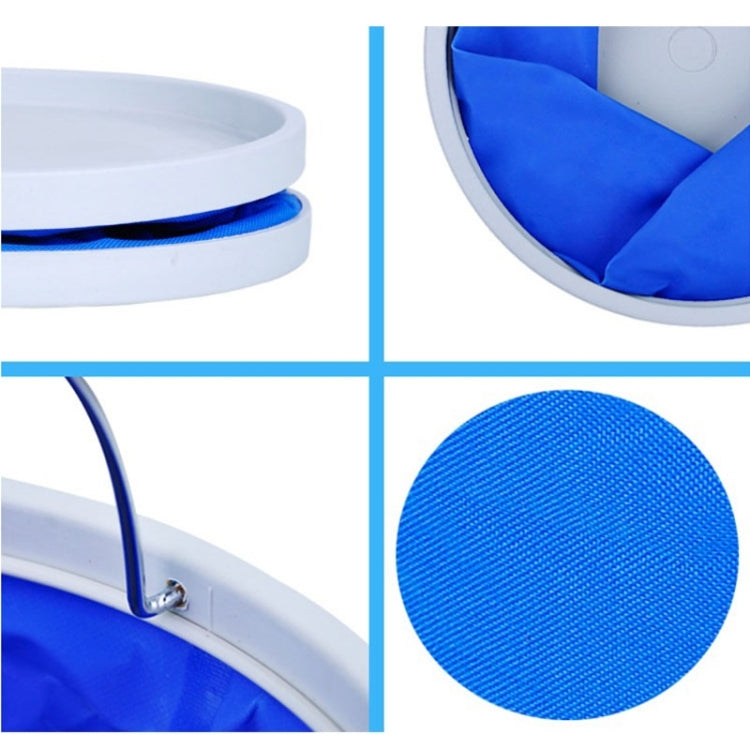 Secchio pieghevole multifunzionale da 9 litri per lavaggio auto/pesca/stoccaggio, consegna colore casuale, Foldable Bucket