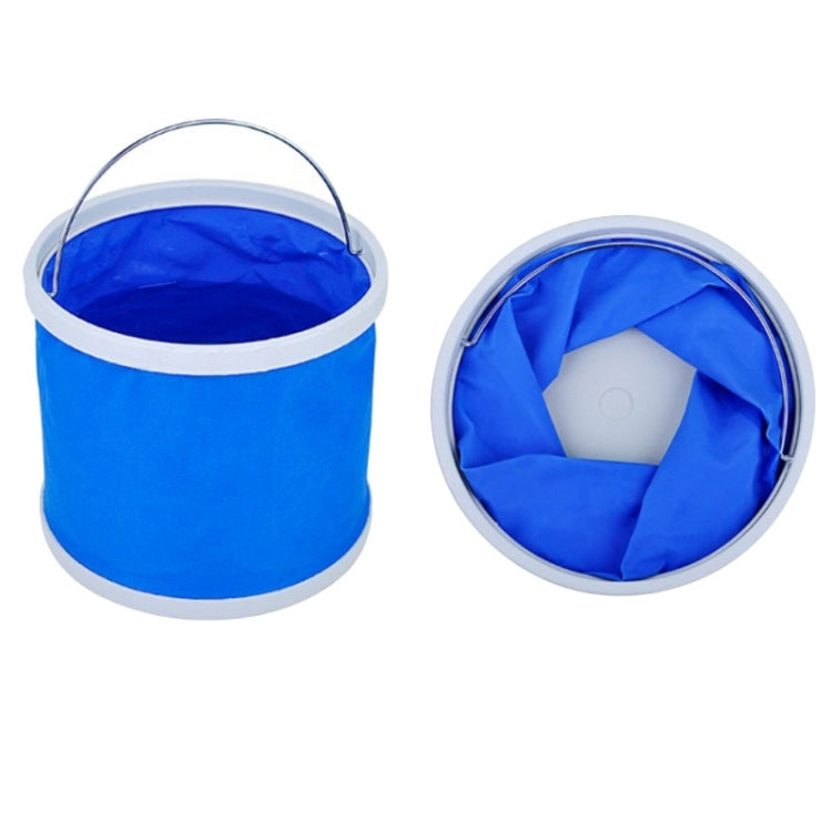 Secchio pieghevole multifunzionale da 9 litri per lavaggio auto/pesca/stoccaggio, consegna colore casuale, Foldable Bucket