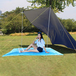 Telo da tetto per tenda da spiaggia per picnic in tessuto Oxford impermeabile 420D Oxford (dimensioni: 215x215 cm), 215x215cm Amry Green, 215x215cm Grey, 215x215cm Blue, 215x215cm Orange