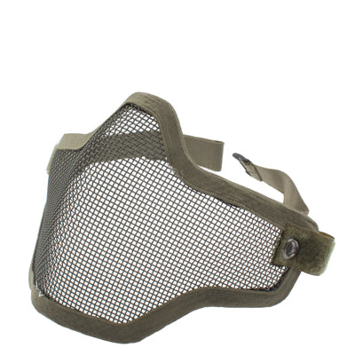 Maschera di protezione stile rete a mezza faccia con cinturino elastico, Net Mesh Style Mask (Army Green), Half Face Net Mesh Style Mask(Black), Net Mesh Style Mask(Brown)