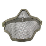 Maschera di protezione stile rete a mezza faccia con cinturino elastico, Net Mesh Style Mask (Army Green), Half Face Net Mesh Style Mask(Black), Net Mesh Style Mask(Brown)