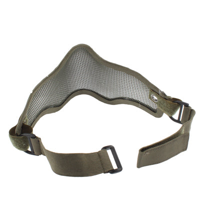 Maschera di protezione stile rete a mezza faccia con cinturino elastico, Net Mesh Style Mask (Army Green), Half Face Net Mesh Style Mask(Black), Net Mesh Style Mask(Brown)