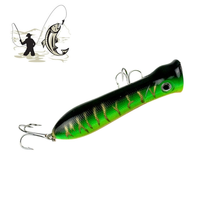 Esca popper bocca di gamberetti 8 cm per pesca in superficie