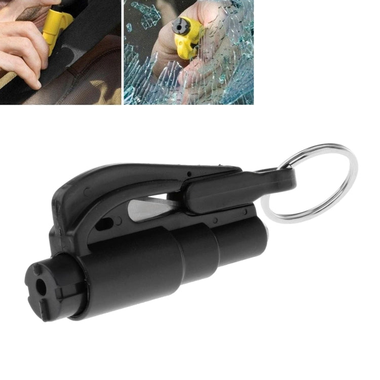 Strumento portatile per martello di emergenza per auto 3 in 1, portachiavi, coltello per vetri rotti, 2 in 1 Black, 2 in 1 Red, 2 in 1 Yellow