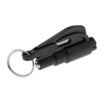 Strumento portatile per martello di emergenza per auto 3 in 1, portachiavi, coltello per vetri rotti, 2 in 1 Black, 2 in 1 Red, 2 in 1 Yellow