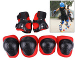 Set di protezioni per pattini a rotelle, ginocchiere, gomiti e polsi 6 in 1, Gear Sets(Dark Blue), Gear Sets(Purple), Gear Sets(Blue), Gear Sets(Pink), Gear Sets(Black)