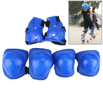 Set di protezioni per pattini a rotelle, ginocchiere, gomiti e polsi 6 in 1, Gear Sets(Dark Blue), Gear Sets(Purple), Gear Sets(Blue), Gear Sets(Pink), Gear Sets(Black)