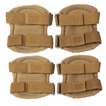 Set ginocchiere e gomitiere, Pads Set(Yellowish Brown)